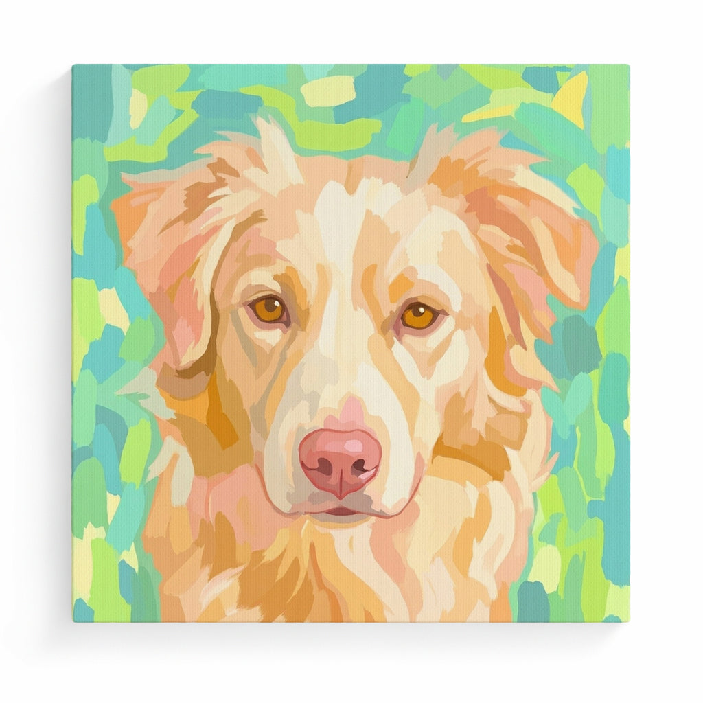 Custom Pet Portrait on Canvas x PetParkArt