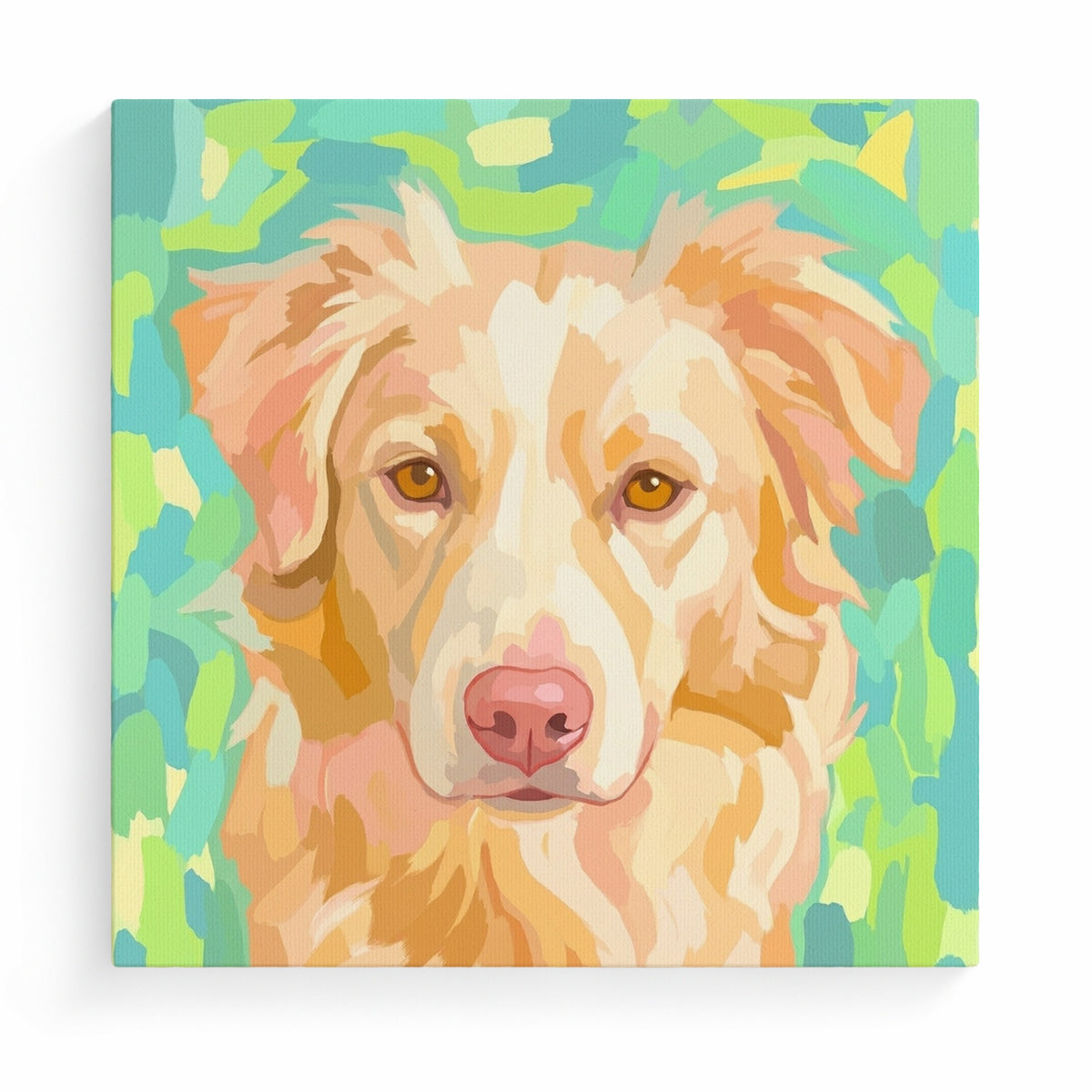 Custom Pet Portrait on Canvas x PetParkArt