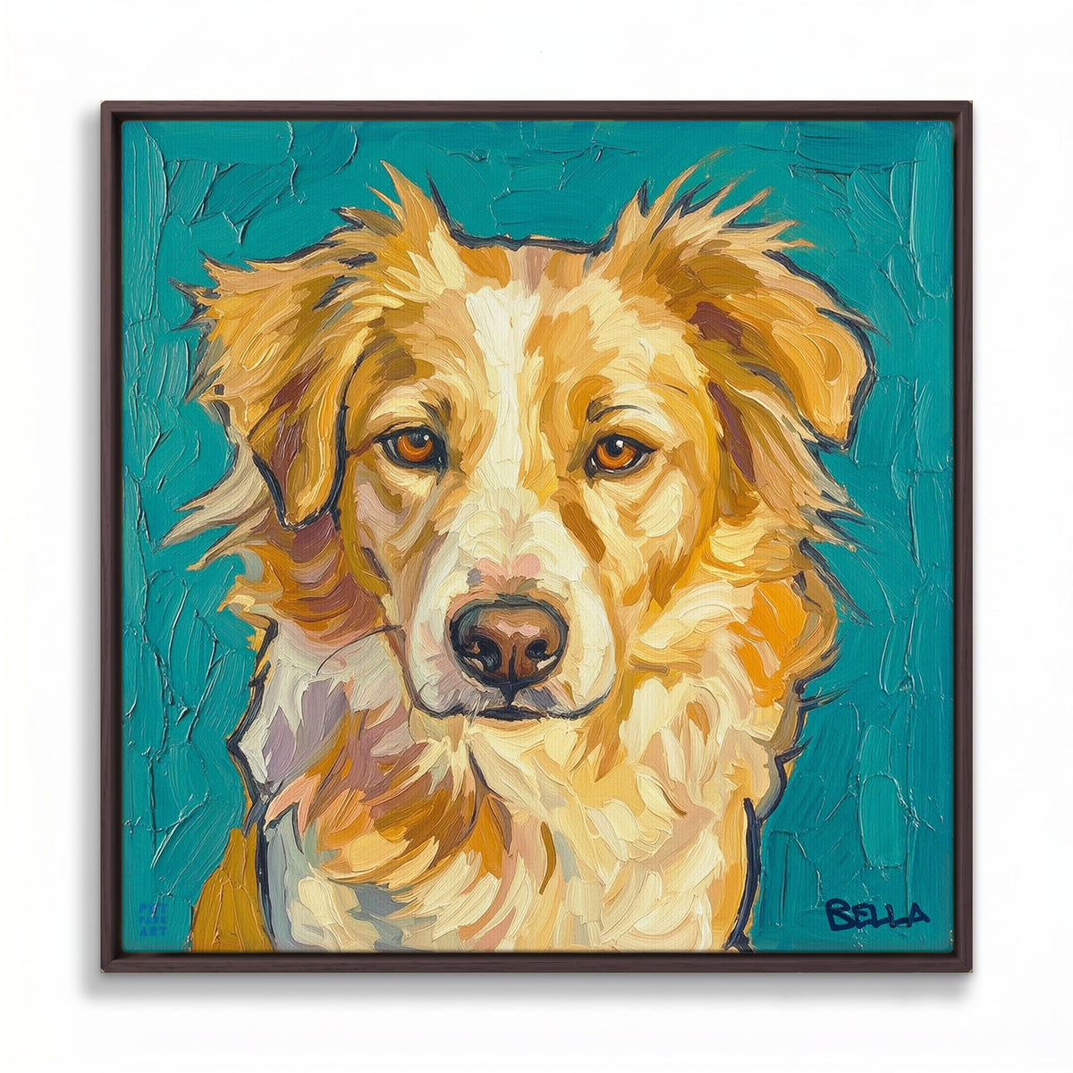 Custom Pet Portrait on Canvas x PetParkArt