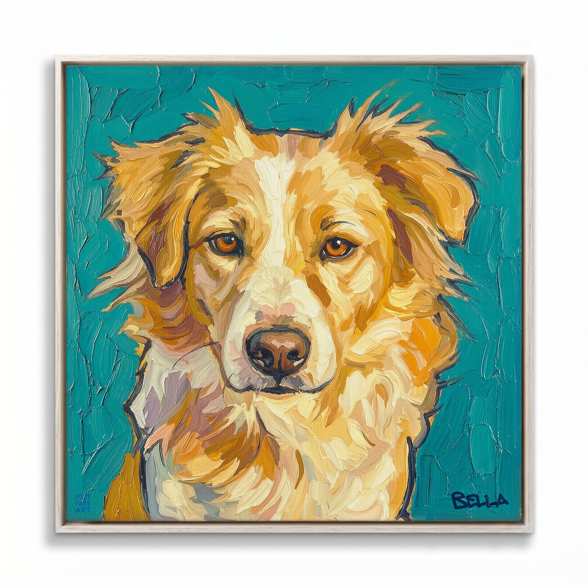 Custom Pet Portrait on Canvas x PetParkArt
