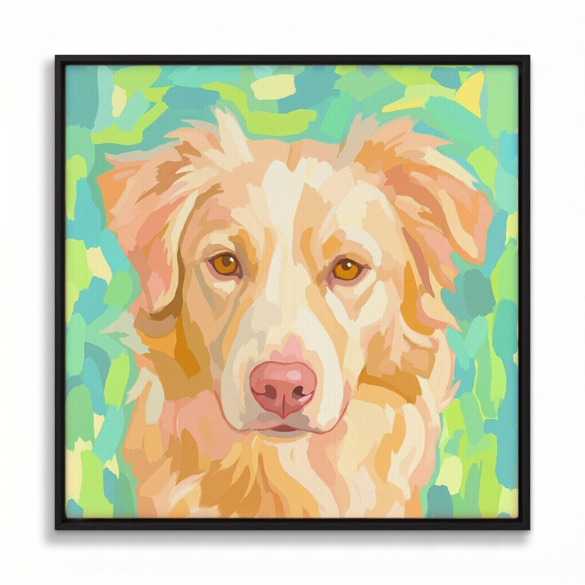 Custom Pet Portrait on Canvas x PetParkArt