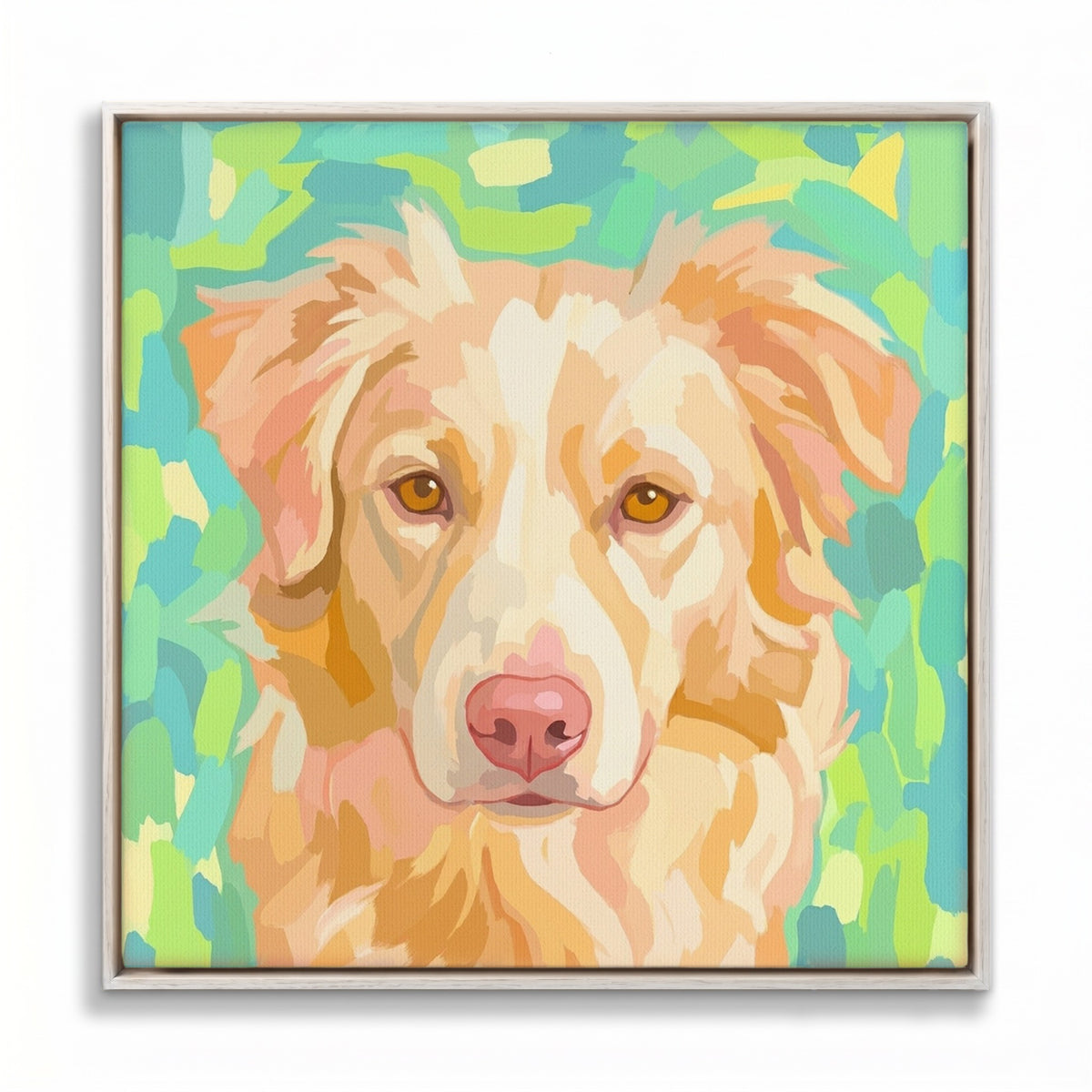 Custom Pet Portrait on Canvas x PetParkArt