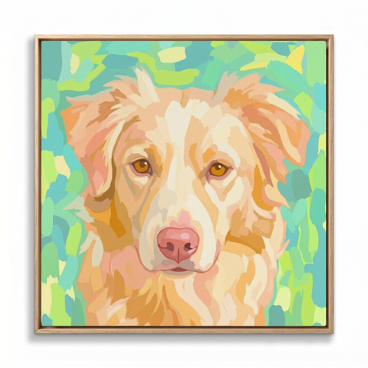 Custom Pet Portrait on Canvas x PetParkArt